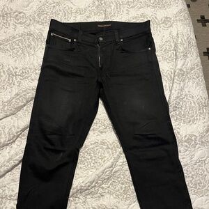 Nudie Jeans - Lean Dean Dry Black Selvage